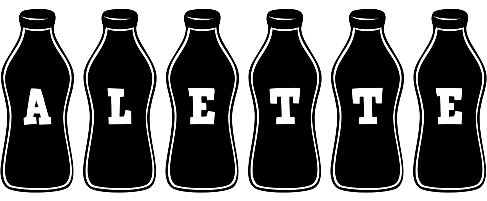 Alette bottle logo