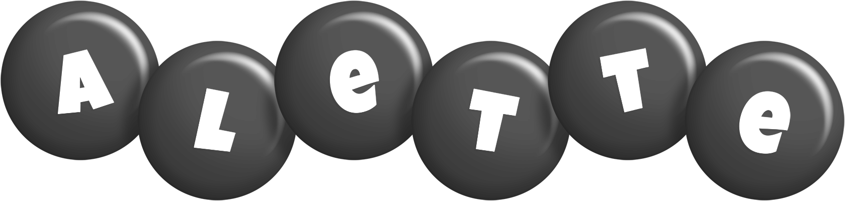 Alette candy-black logo