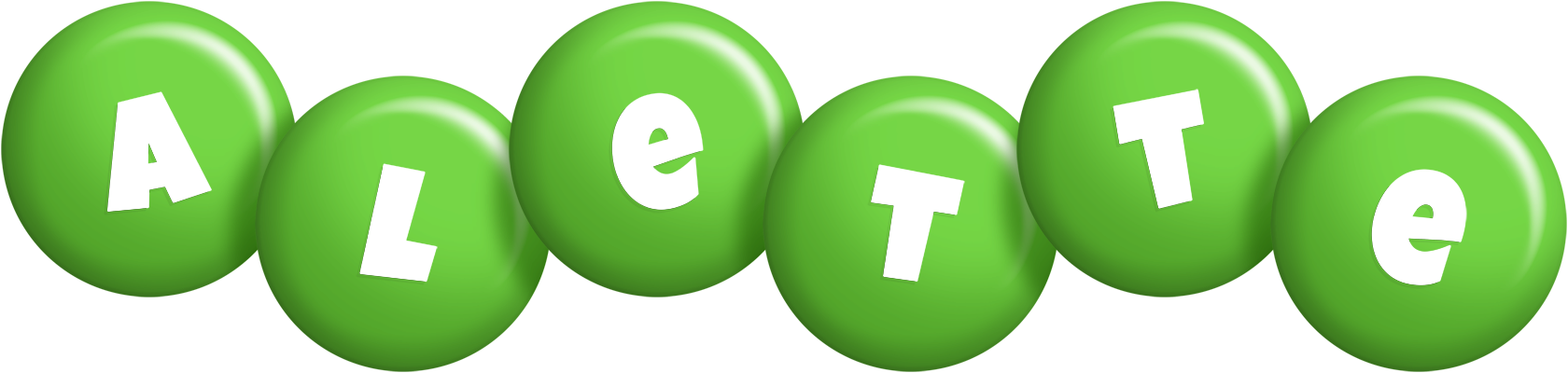 Alette candy-green logo