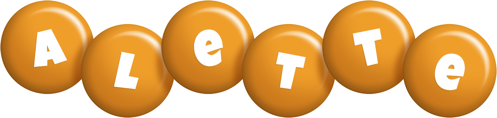 Alette candy-orange logo