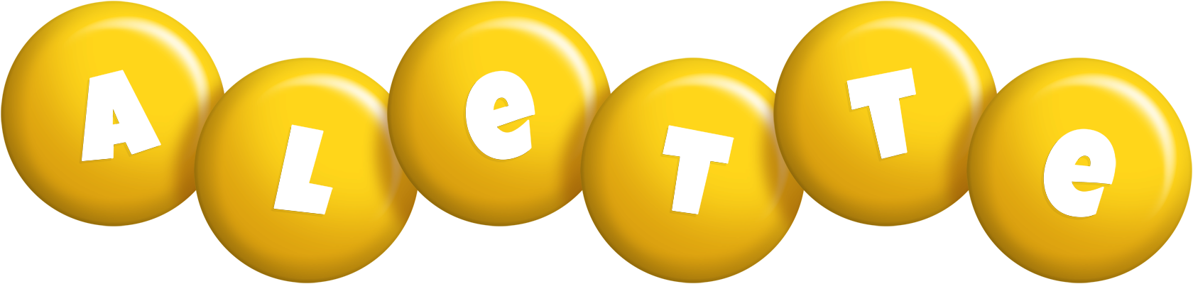 Alette candy-yellow logo