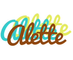Alette cupcake logo
