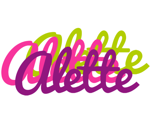 Alette flowers logo
