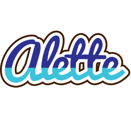 Alette raining logo