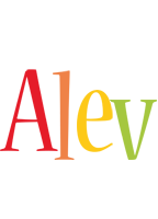 Alev birthday logo