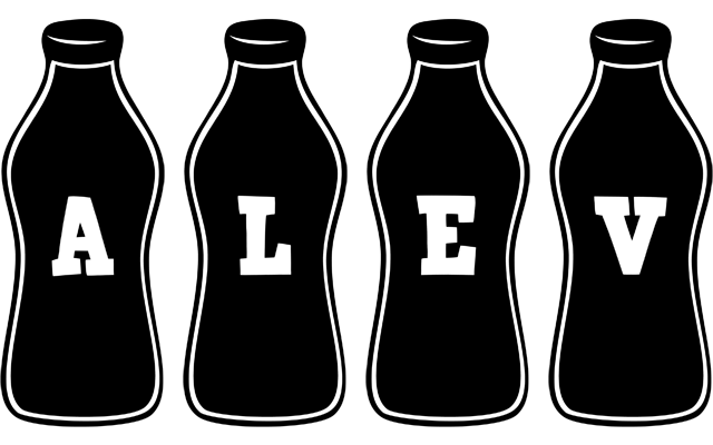 Alev bottle logo