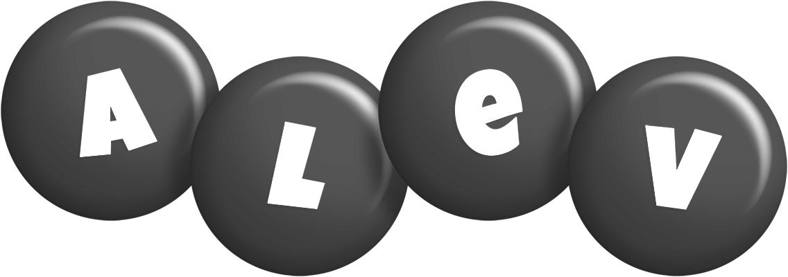 Alev candy-black logo