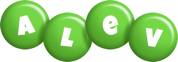 Alev candy-green logo
