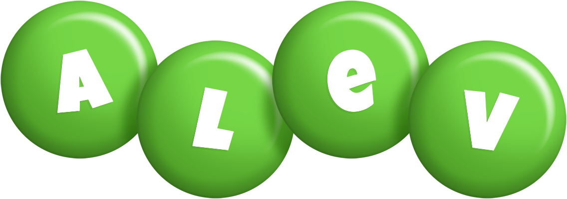 Alev candy-green logo