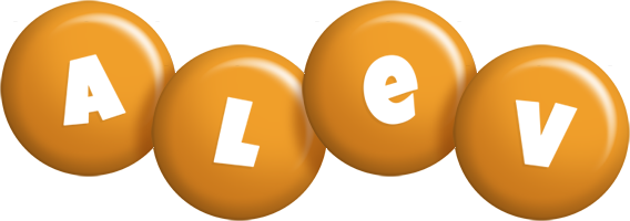 Alev candy-orange logo