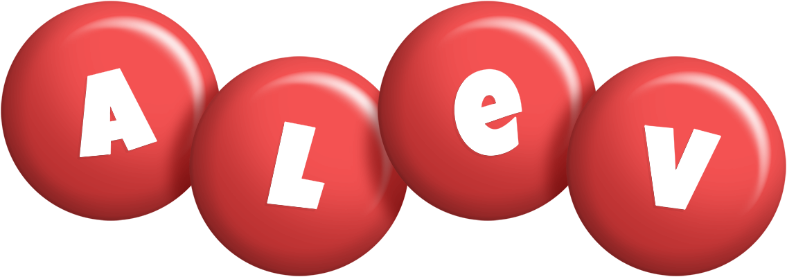 Alev candy-red logo