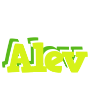 Alev citrus logo