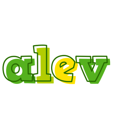 Alev juice logo