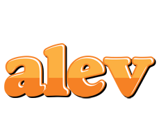 Alev orange logo
