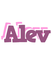 Alev relaxing logo