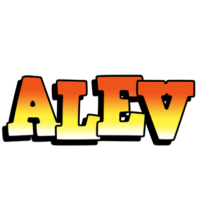 Alev sunset logo