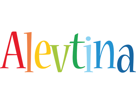 Alevtina birthday logo