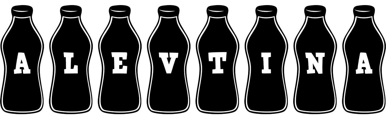 Alevtina bottle logo