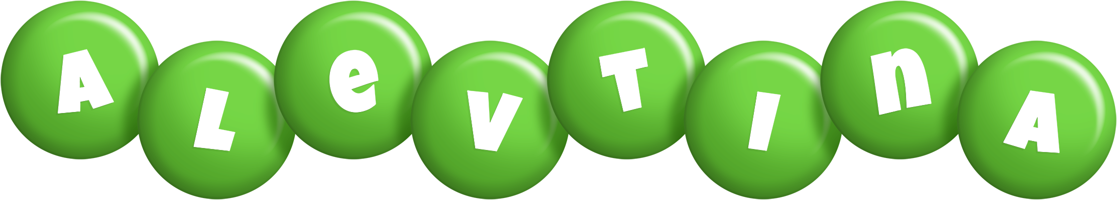 Alevtina candy-green logo