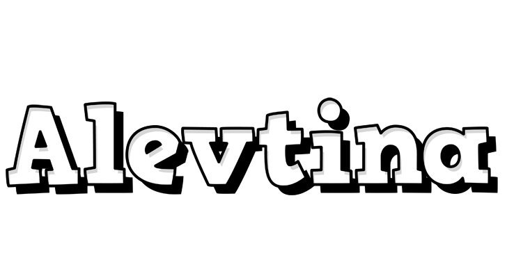 Alevtina snowing logo
