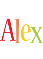 Alex birthday logo