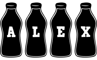 Alex bottle logo