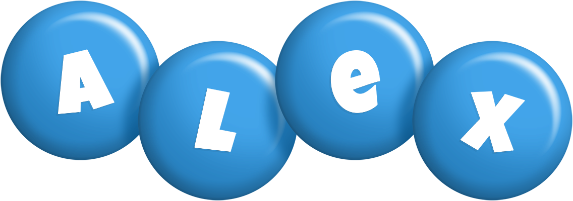 Alex candy-blue logo