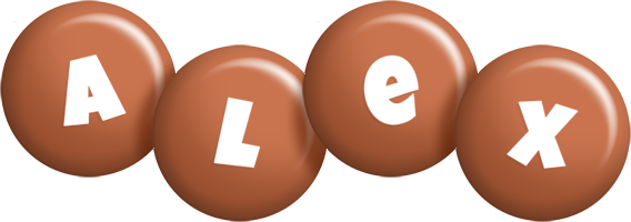 Alex candy-brown logo