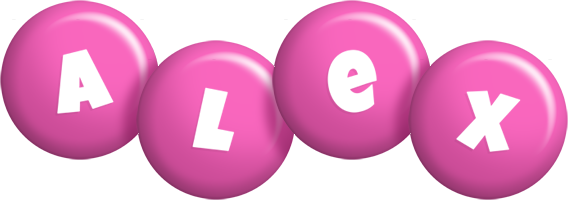 Alex candy-pink logo