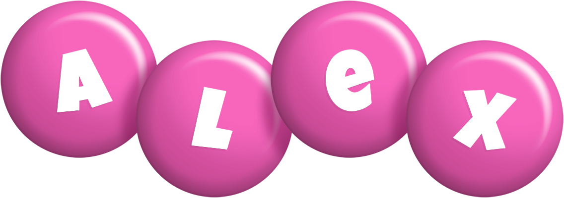 Alex candy-pink logo