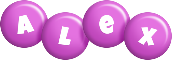 Alex candy-purple logo