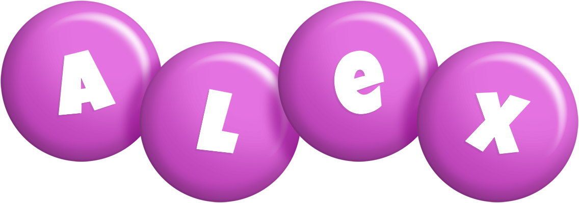 Alex candy-purple logo