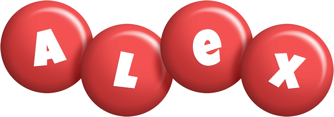 Alex candy-red logo