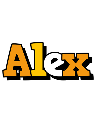 Alex cartoon logo