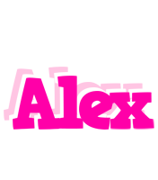 Alex dancing logo