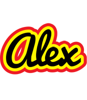 Alex flaming logo