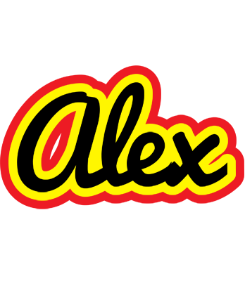 Alex flaming logo