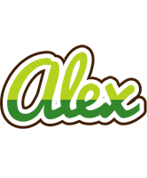 Alex golfing logo