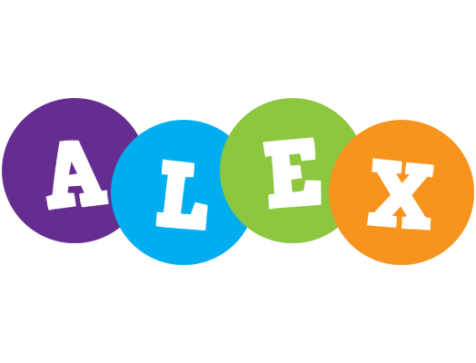 Alex happy logo