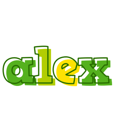Alex juice logo