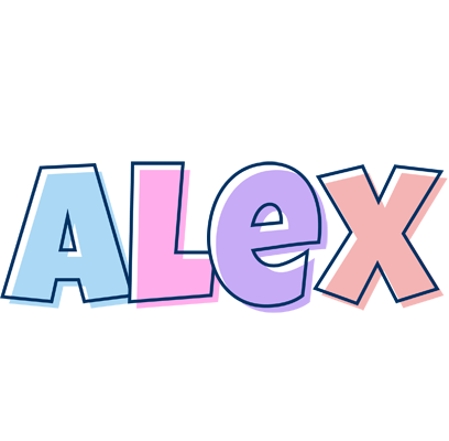 Alex pastel logo