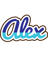 Alex raining logo