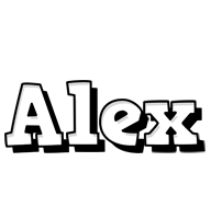 Alex snowing logo