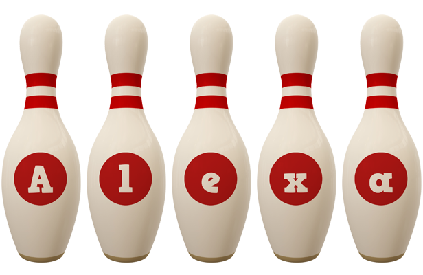 Alexa bowling-pin logo