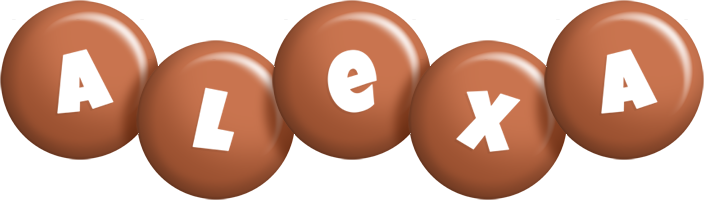 Alexa candy-brown logo