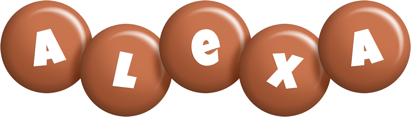 Alexa candy-brown logo