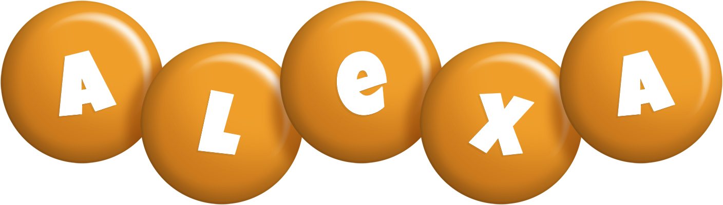 Alexa candy-orange logo