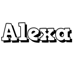 Alexa snowing logo