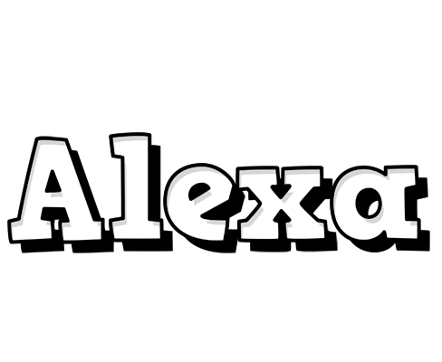 Alexa snowing logo