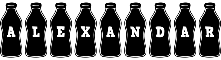 Alexandar bottle logo